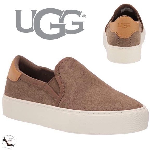 UGG Shoes - UGG CAHLVAN Hickory SUEDE SLIP-ON FASHION SNEAKER COMFORTABLE FLAT SHOES 7